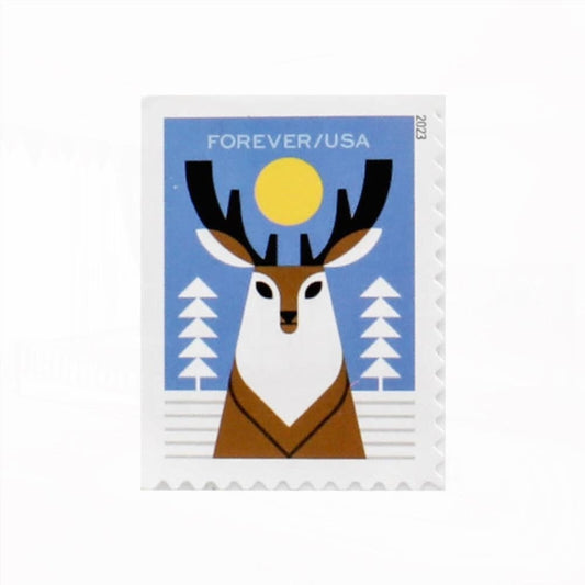 2023 Winter Woodland Animals Forever First Class Postage Stamps